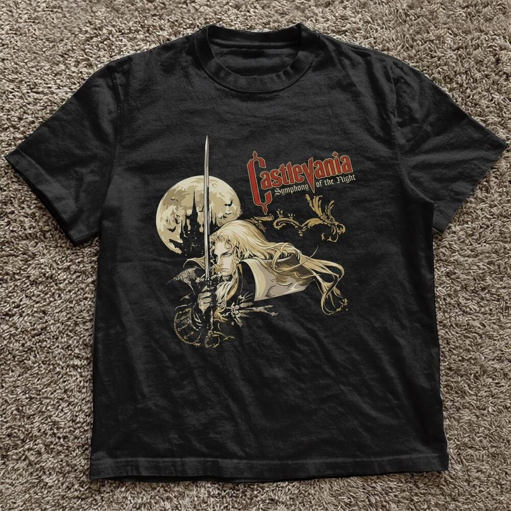 Black Castlevania Symphony Of The Night T-Shirt